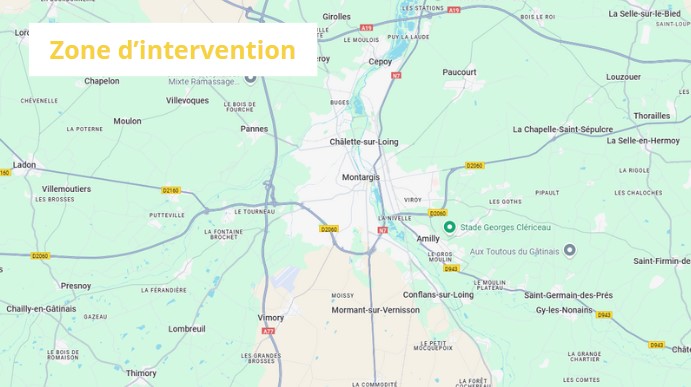 Zone d'intervention Metallerie Caclard